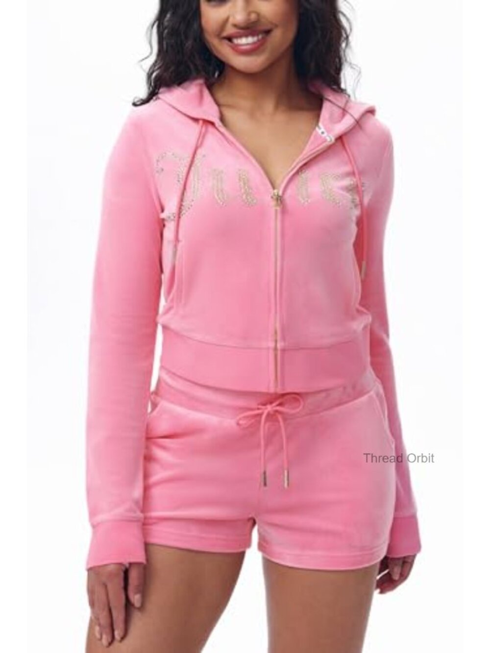 Juicy Couture OG Front Bling Track Jacket Zip Up Hooded